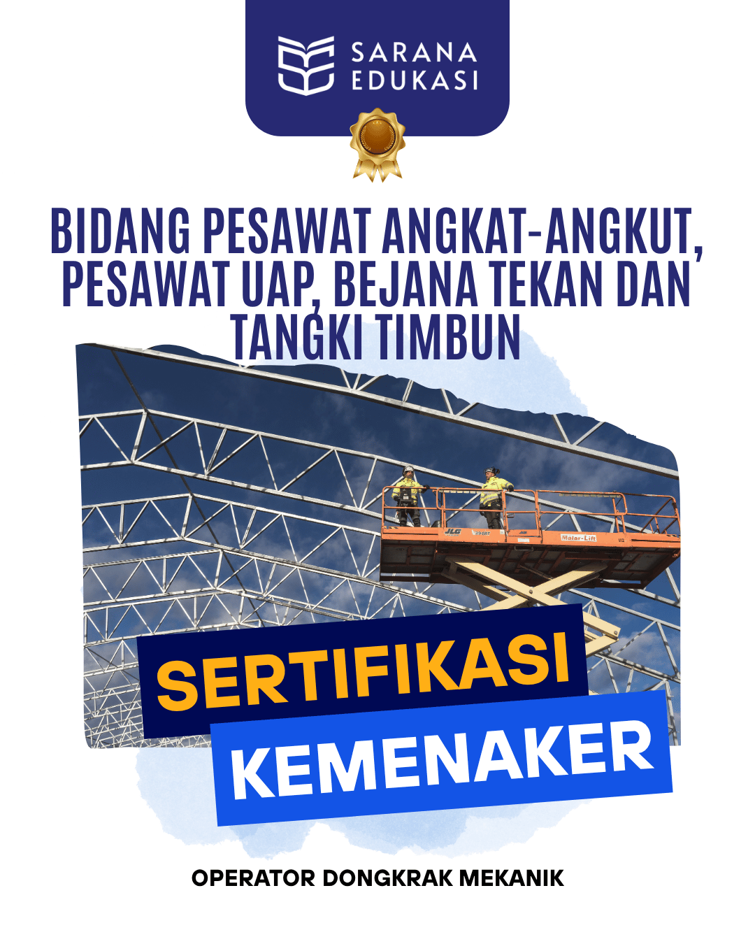 Operator Dongkrak Mekanik Sertifikasi KEMNAKER